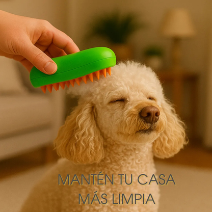 Cepillo a vapor para mascotas
