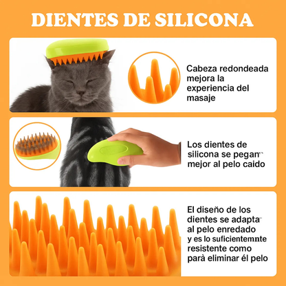 Cepillo a vapor para mascotas