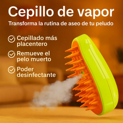 Cepillo a vapor para mascotas